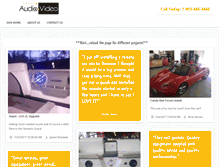 Tablet Screenshot of customaudioandvideo.ca